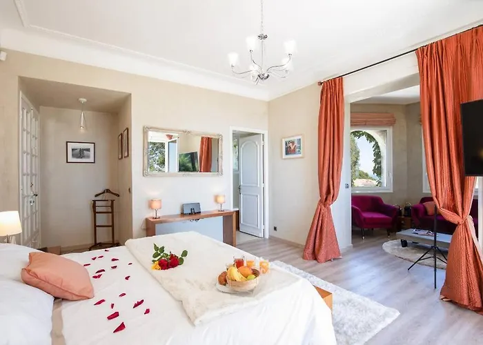 Villa Le Castel Rose Super Cannes, Face Aux Iles De Lerins *